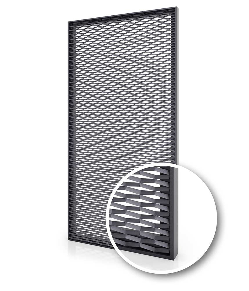 manufacturer of opaque, expanded and perforated shutters