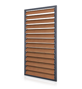 Fabricación Persianas lamas orientables madera