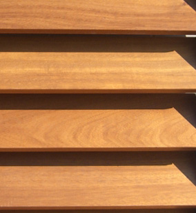 persianas de lamas orientables de madera 